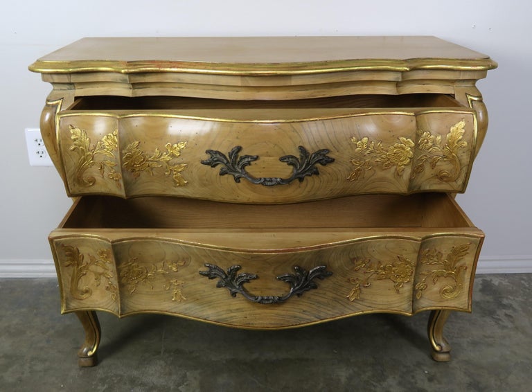 French Painted Bombay Chest, circa 1960s at 1stDibs