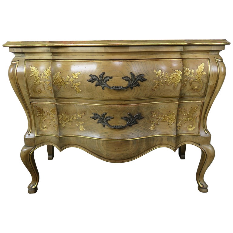 French Painted Bombay Chest, circa 1960s at 1stDibs