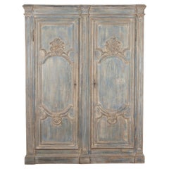 Antique French Painted Bookcase