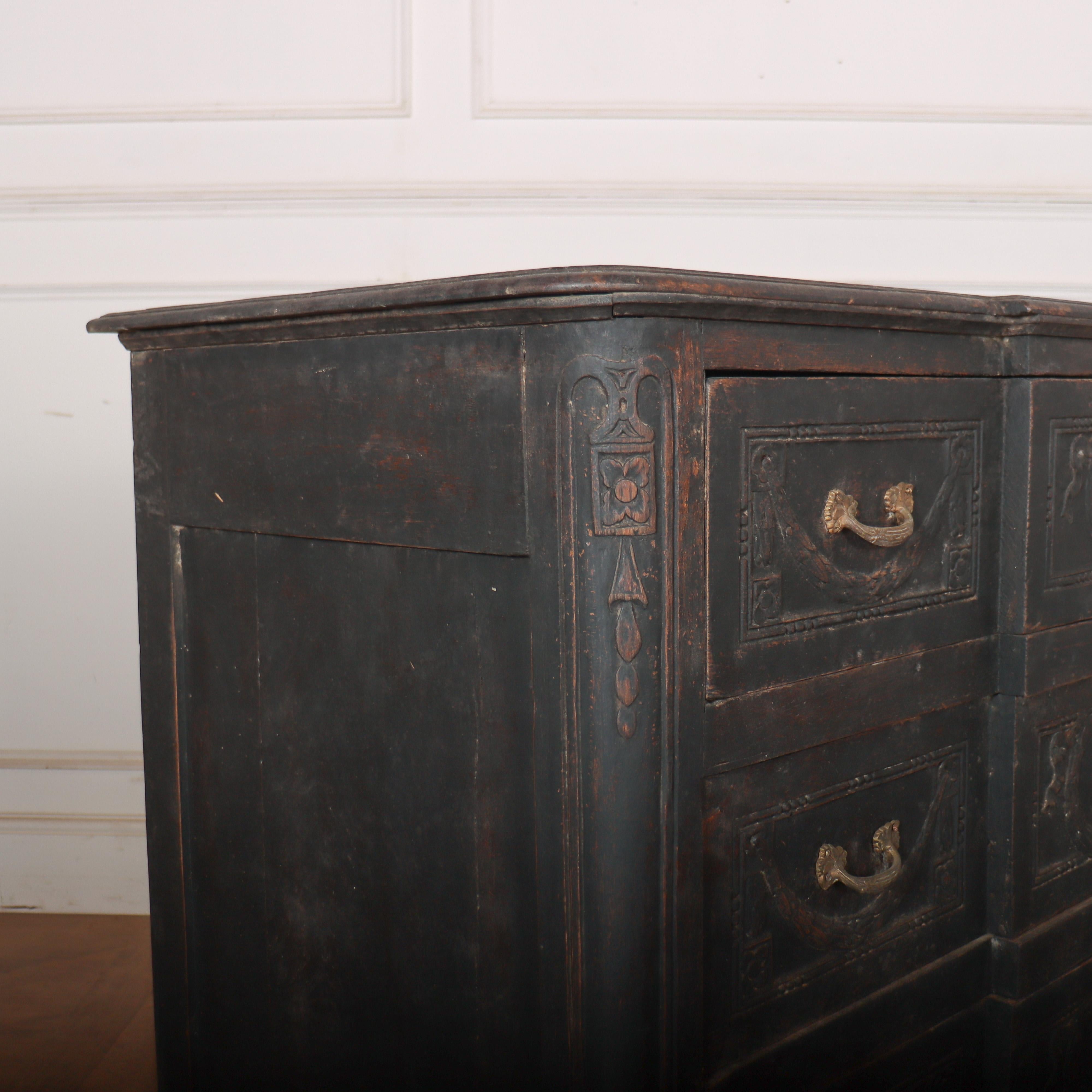 French Painted Breakfront Commode For Sale 2