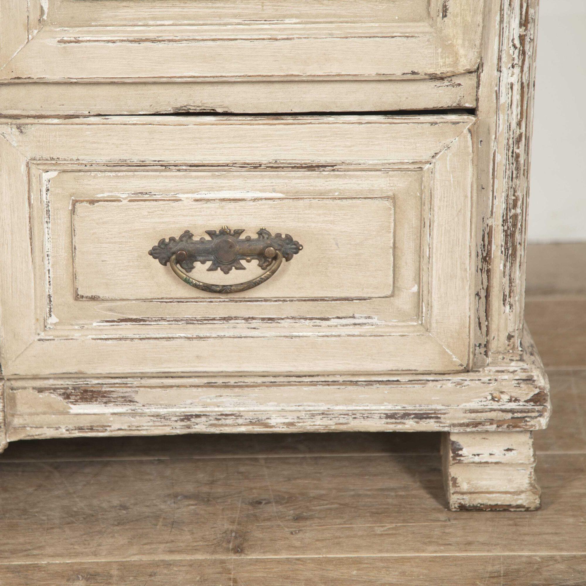 French Painted Breakfront Commode 1