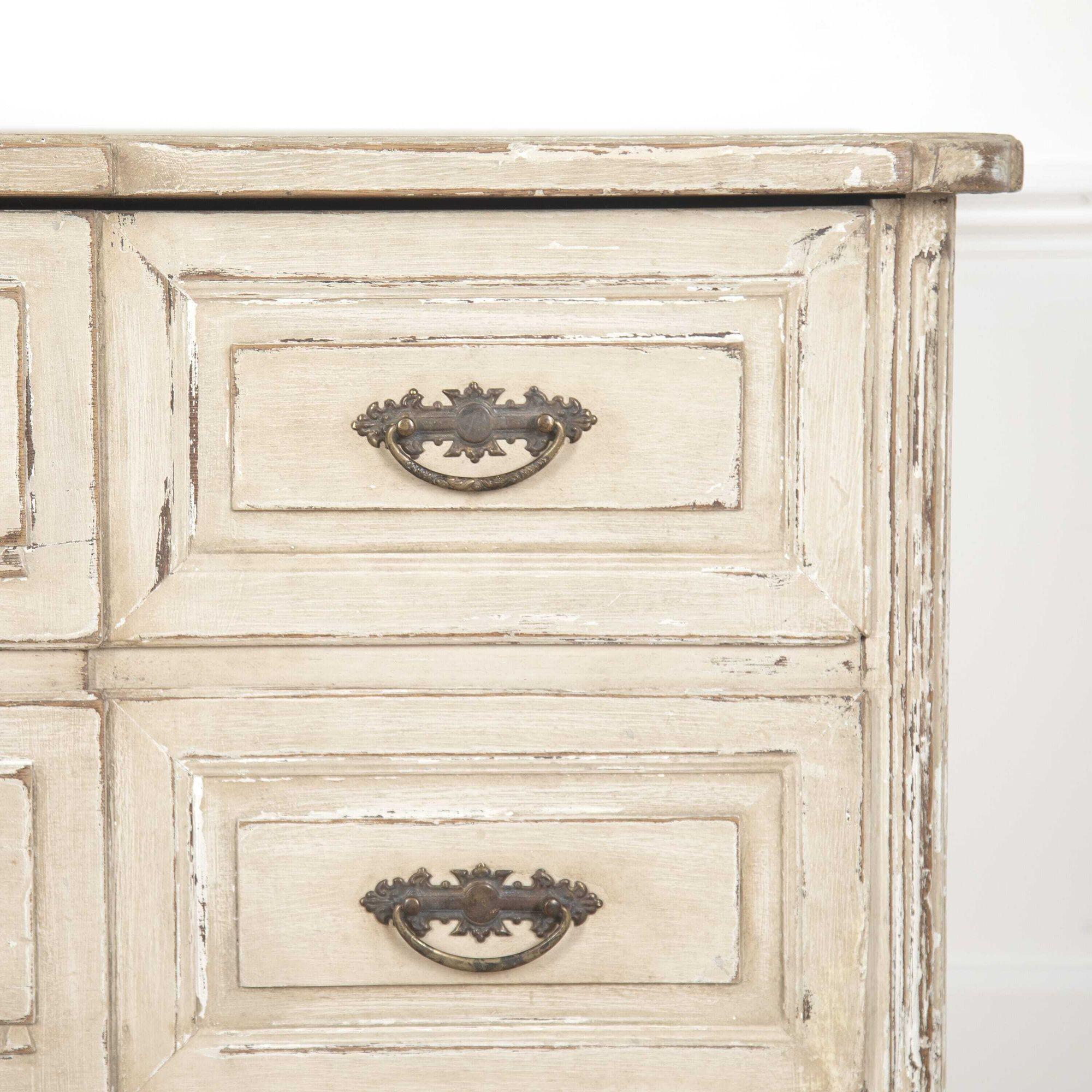 French Painted Breakfront Commode 3