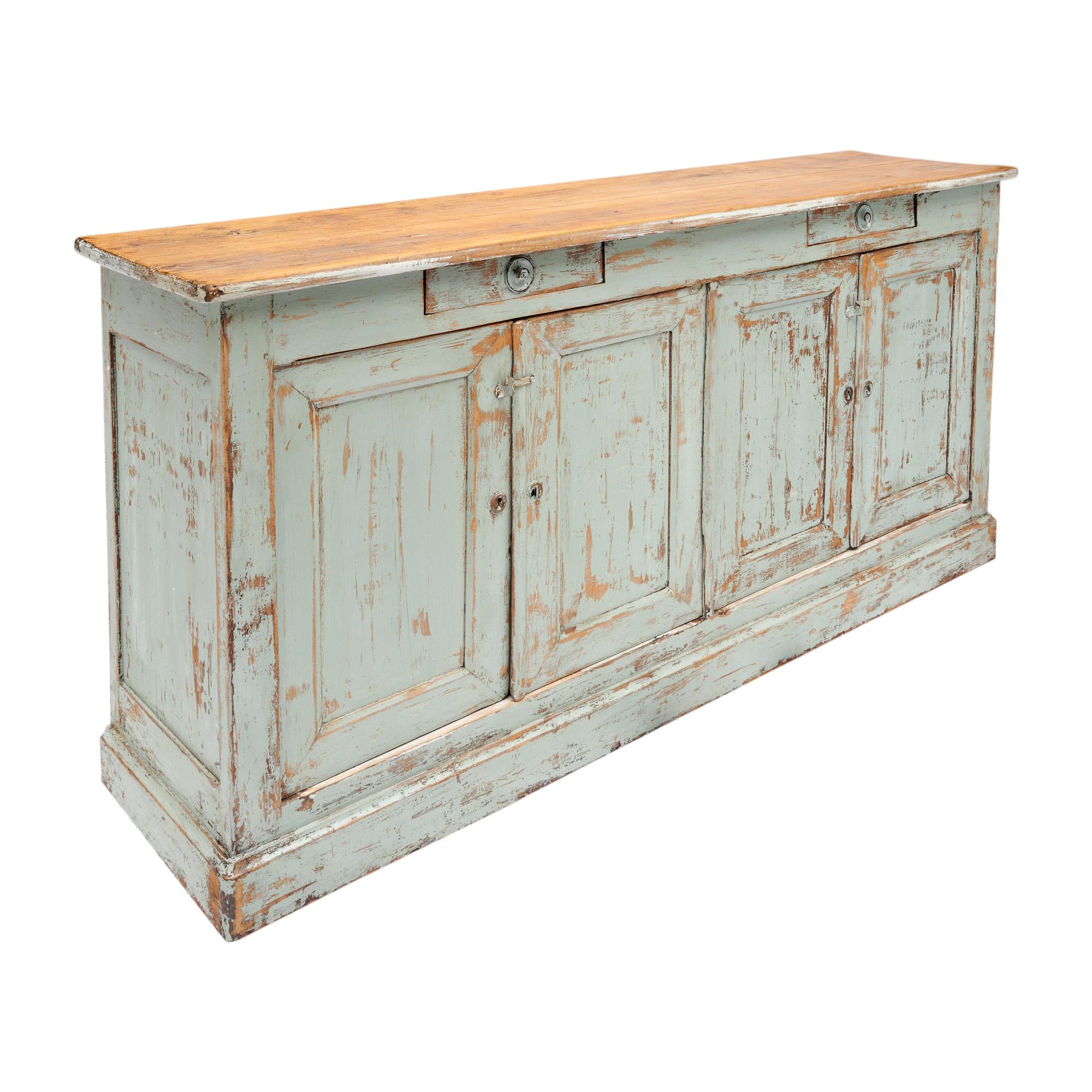 Rustico Buffet francese dipinto in vendita