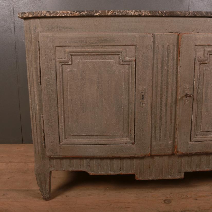 18th Century and Earlier French Painted Buffet