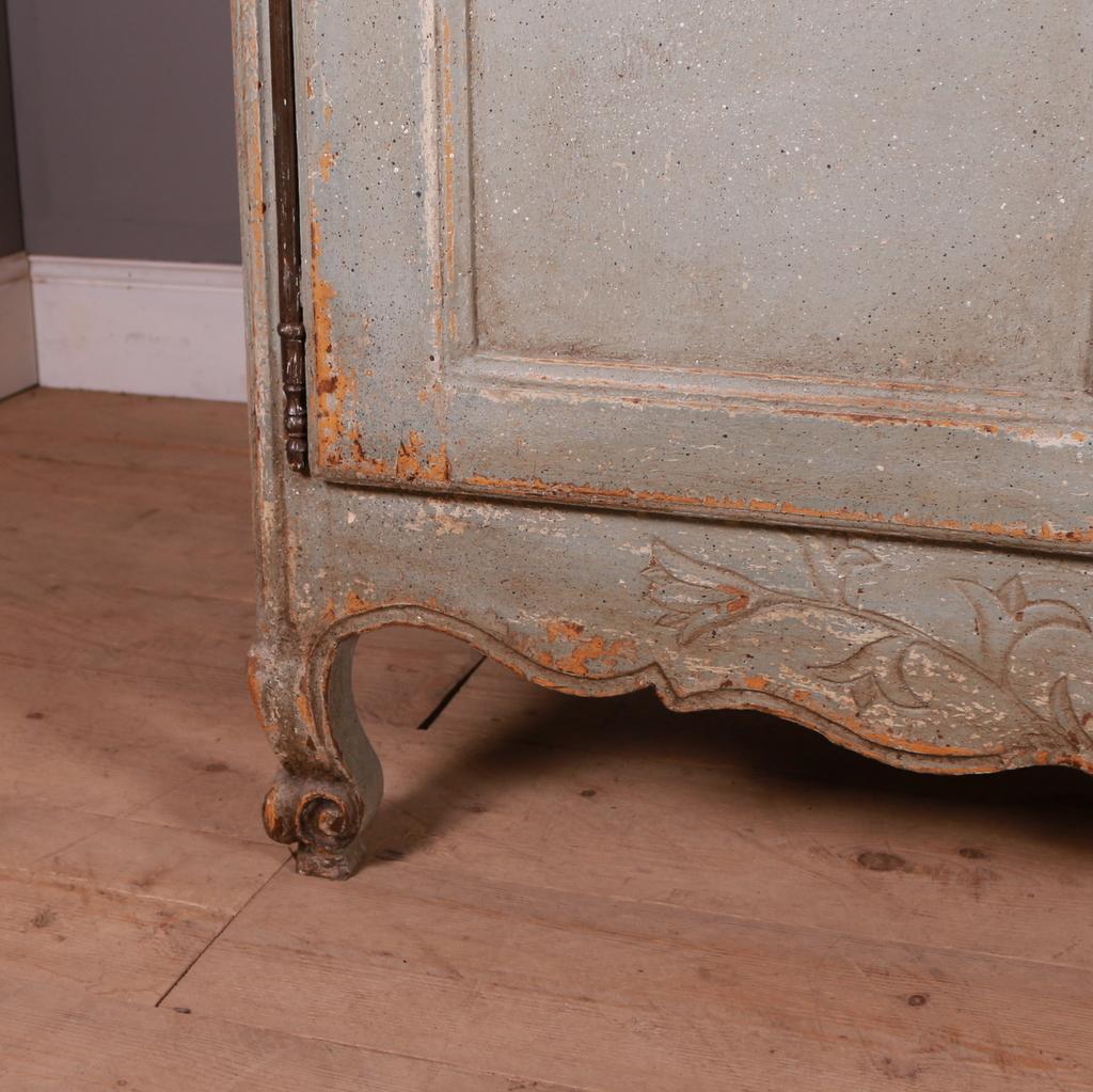 19th Century French Painted Buffet For Sale