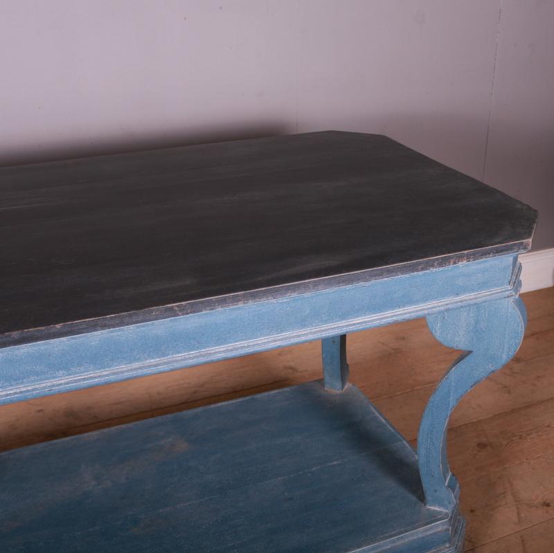 Oak French Painted Centre Table For Sale
