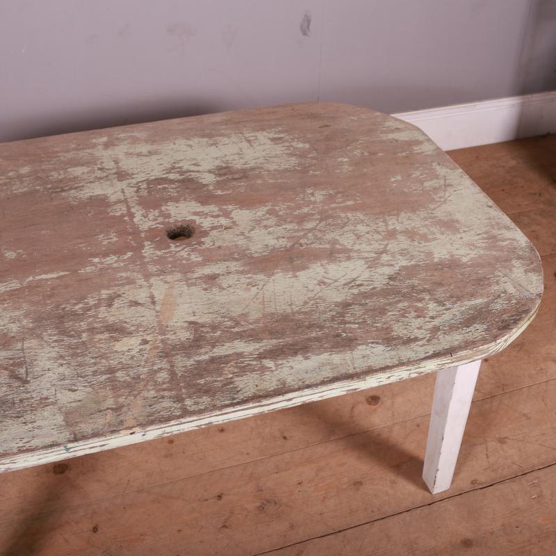19th Century French Painted Coffee Table For Sale