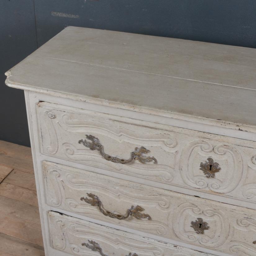 19th Century French Painted Commode For Sale