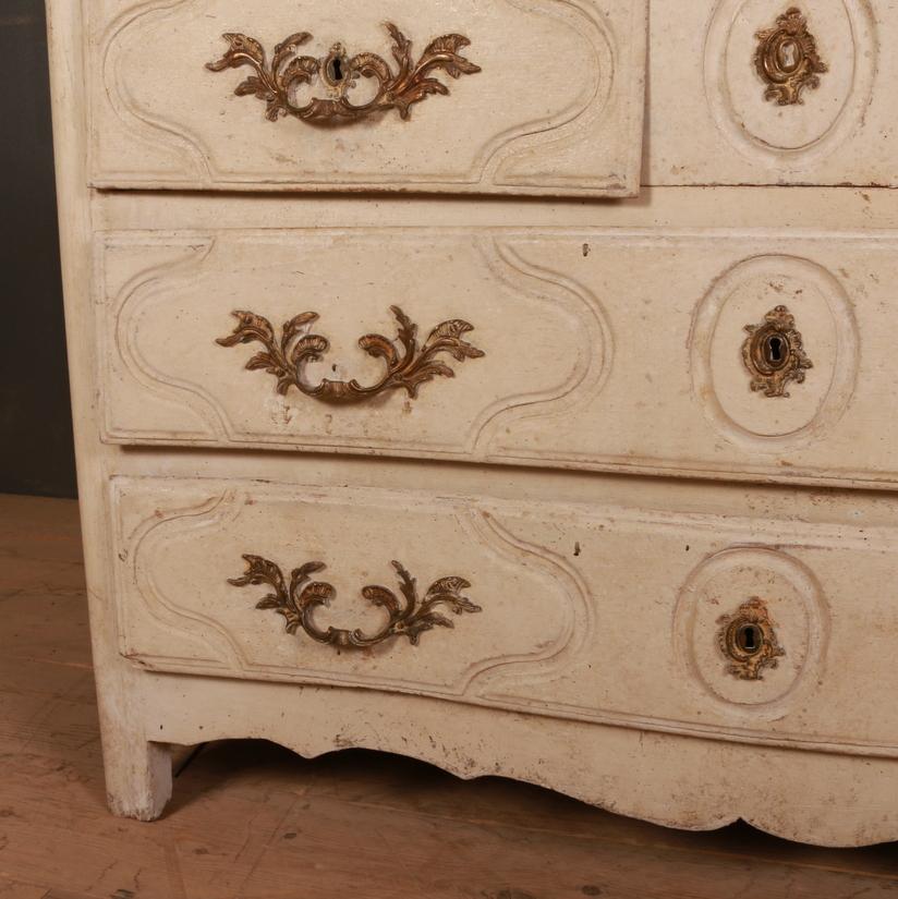 French Painted Commode In Good Condition For Sale In Leamington Spa, Warwickshire