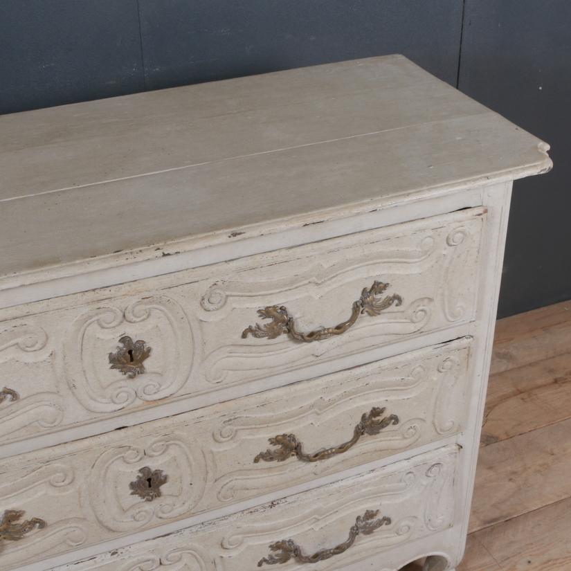 Oak French Painted Commode For Sale