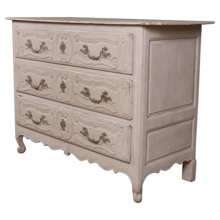 French Painted Commode For Sale
