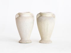 French Painted Concrete Planters, Mid 20th Century