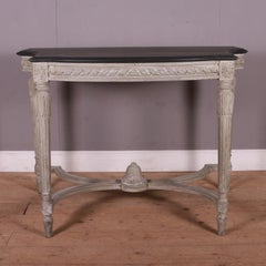 French Painted Console Table