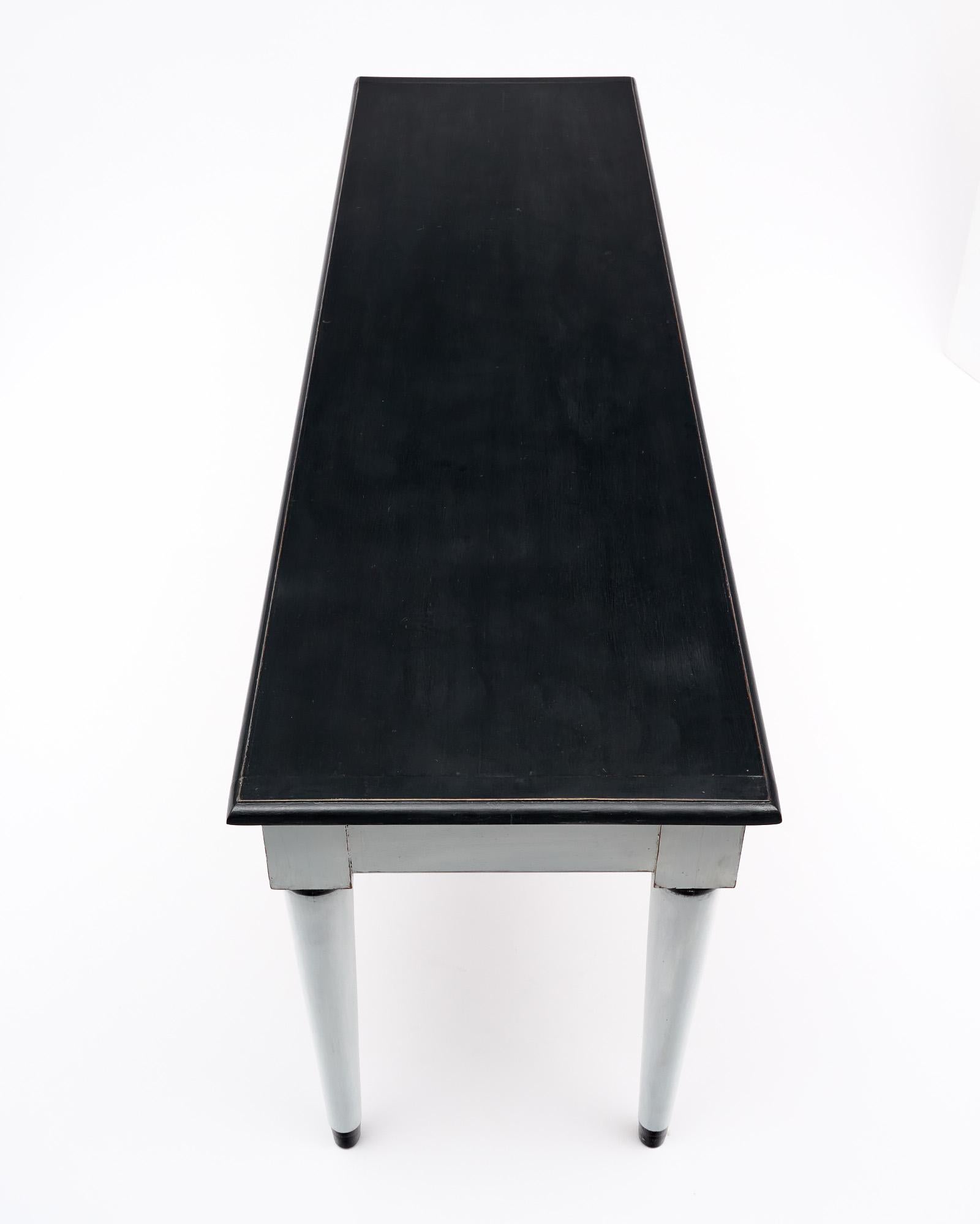 French Painted Console Table For Sale 4