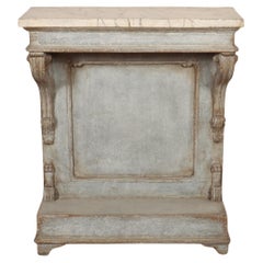 Antique French Painted Console Table