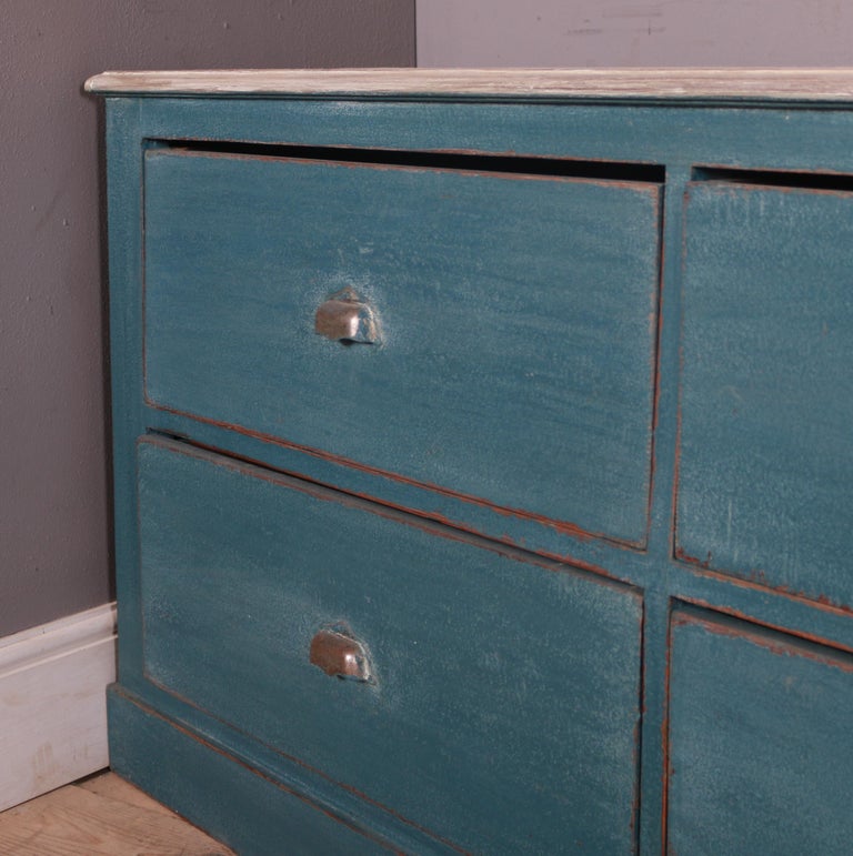 French Painted Drapers Drawers For Sale at 1stDibs