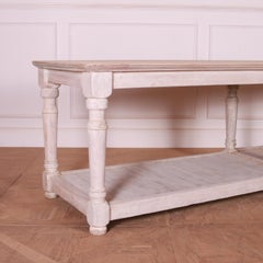 French Painted Drapers Table
