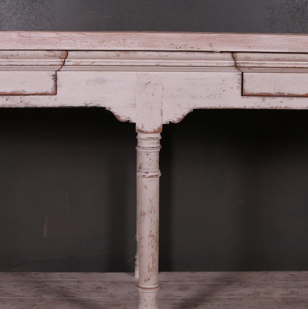 19th Century French Painted Drapers Table For Sale