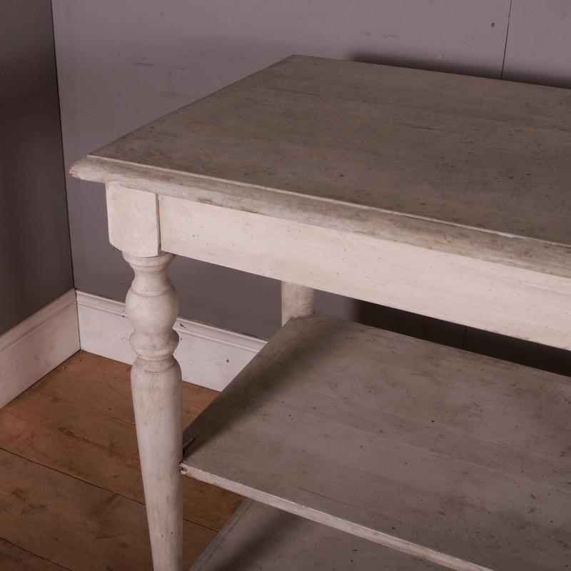 French Painted Drapers Table For Sale 1