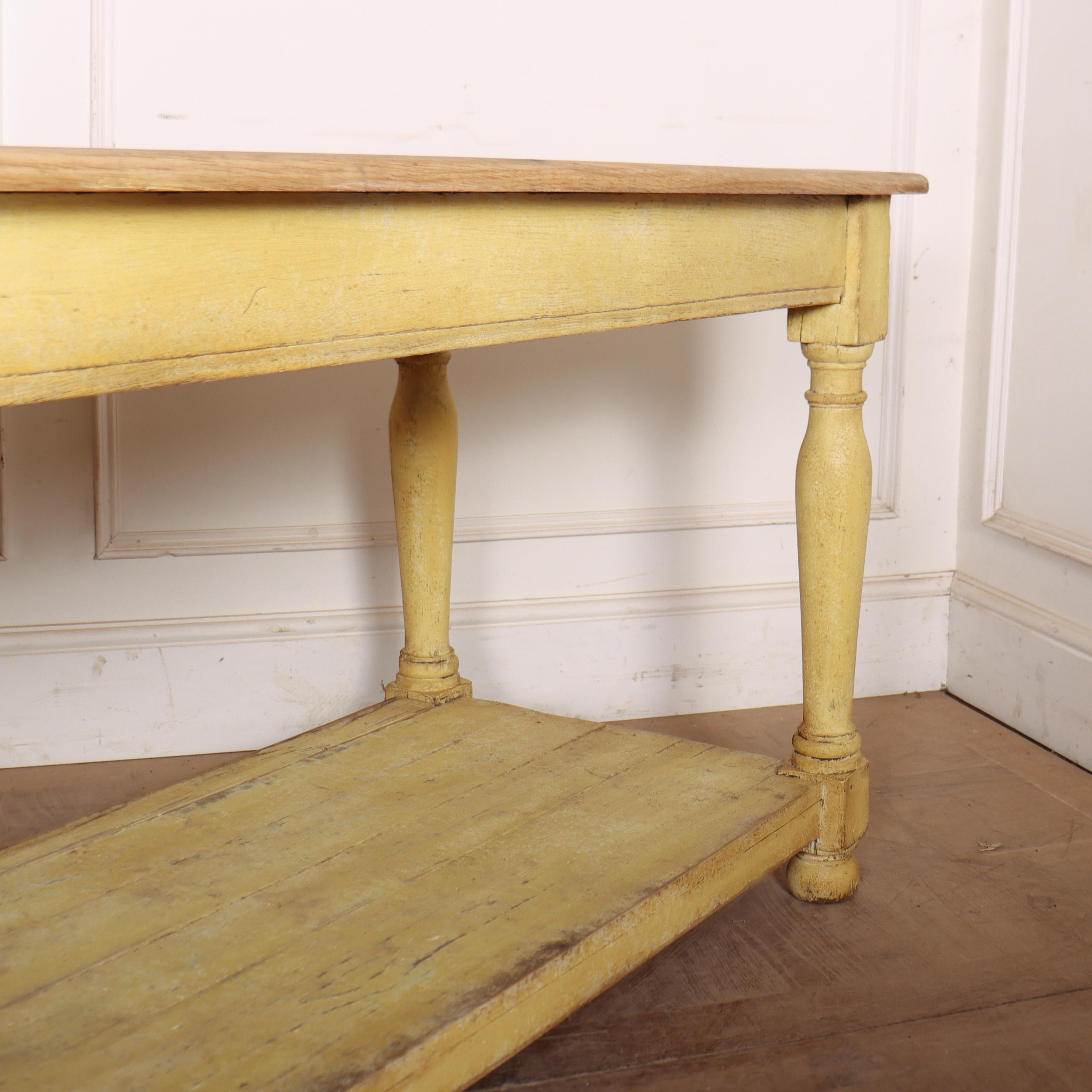 Mesa de pañeros pintada a la francesa Roble en venta
