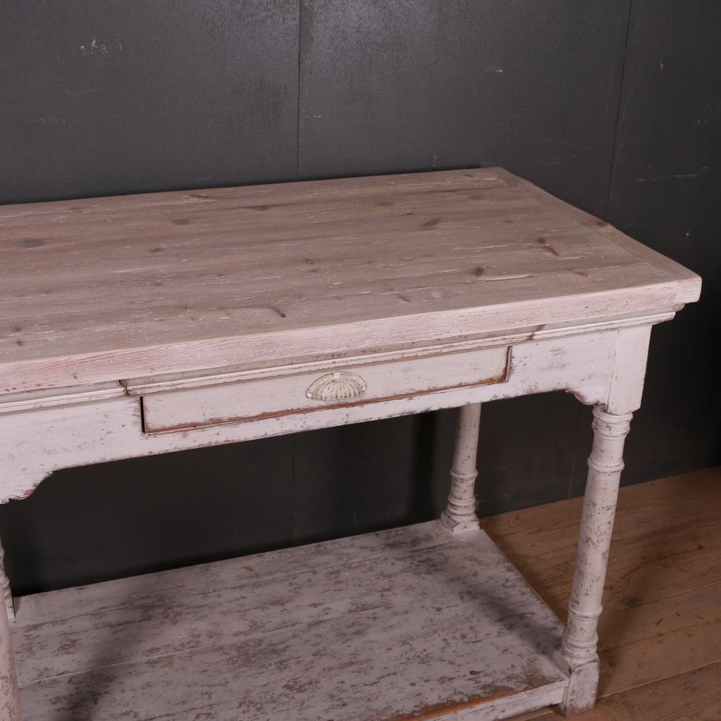 French Painted Drapers Table For Sale 4