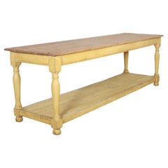 Mesa de pañeros pintada a la francesa