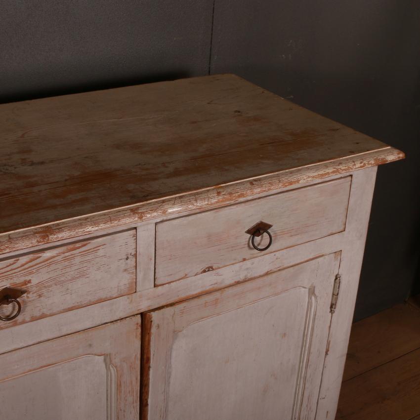 Pine French Painted Enfilade / Sideboard