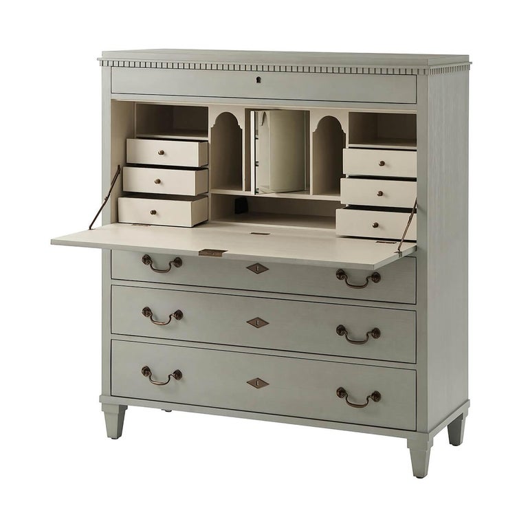 French Painted Fall Front Desk For Sale at 1stDibs front desk in french