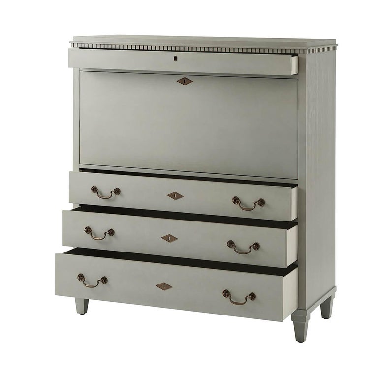 French Painted Fall Front Desk For Sale at 1stDibs front desk in french