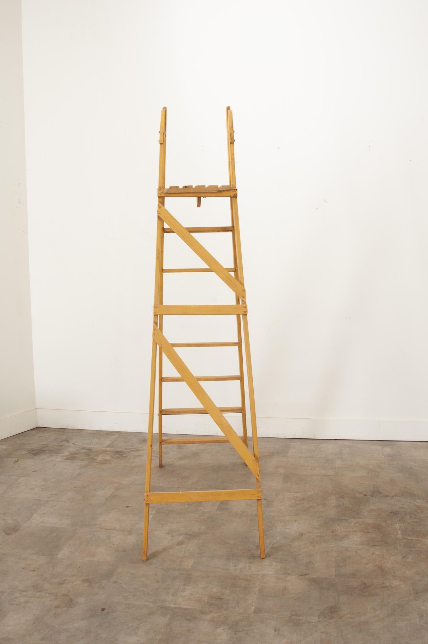 French Painted Folding Ladder 2