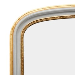 French Painted Grand Louis Philippe Mirror