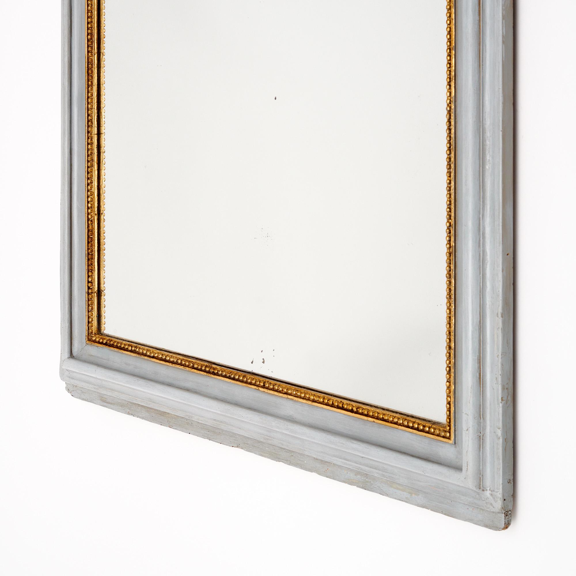French Painted Grand Louis Philippe Mirror For Sale 2