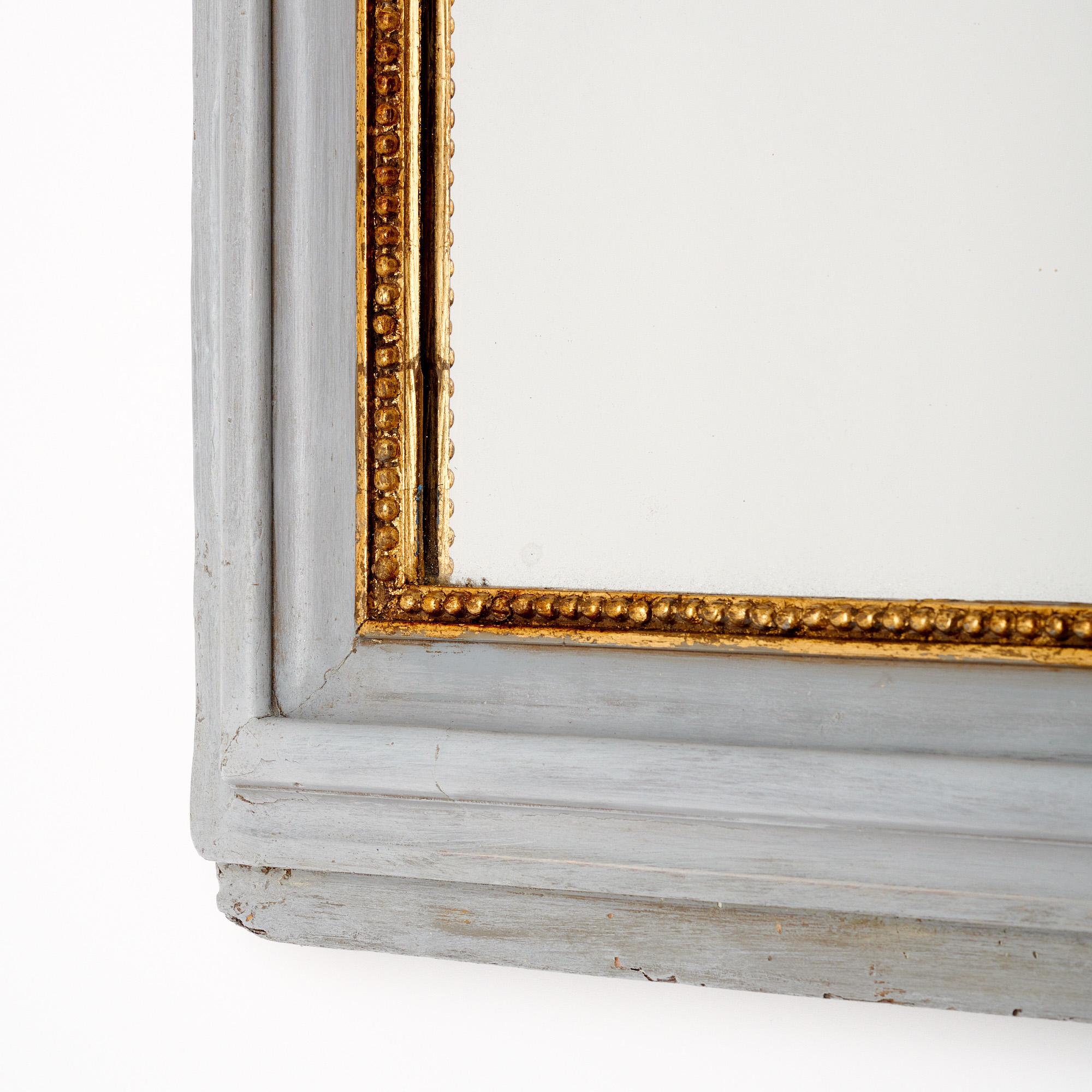 French Painted Grand Louis Philippe Mirror For Sale 3