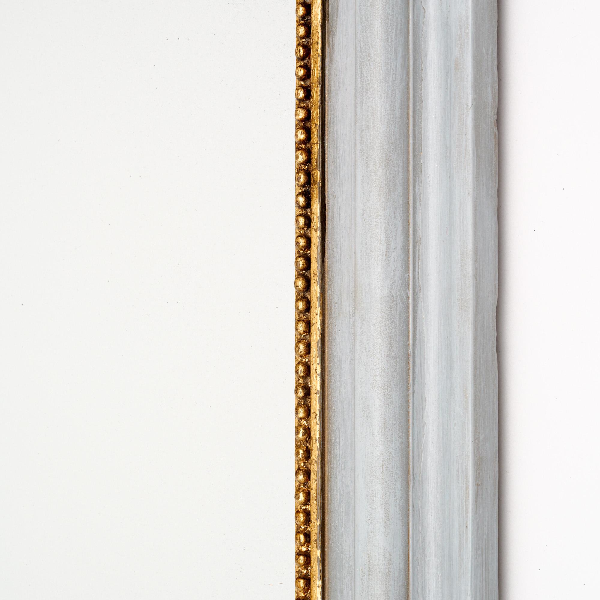 French Painted Grand Louis Philippe Mirror For Sale 4