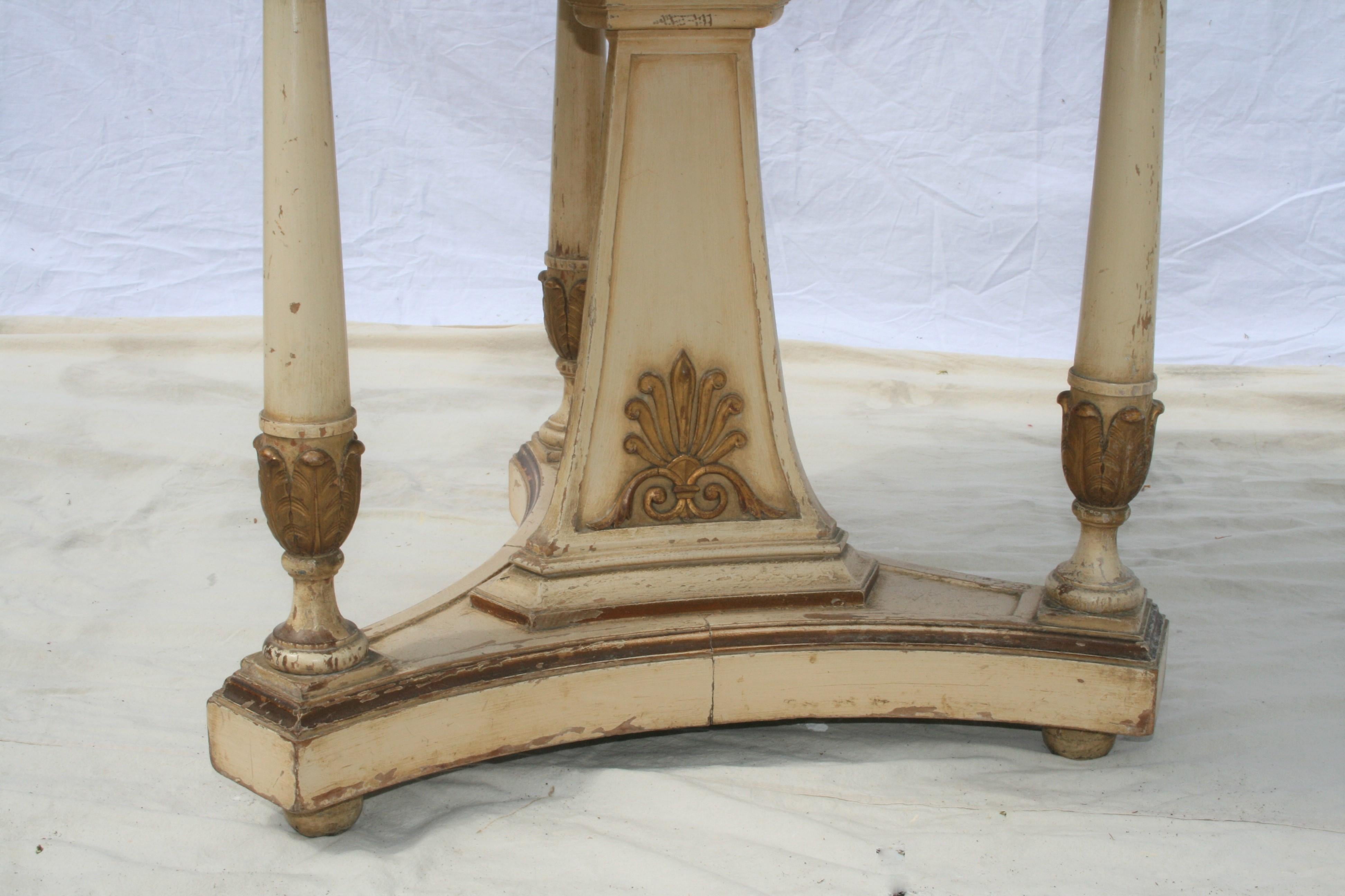 Neoclassical Revival French Painted Gueridon or Centre Table