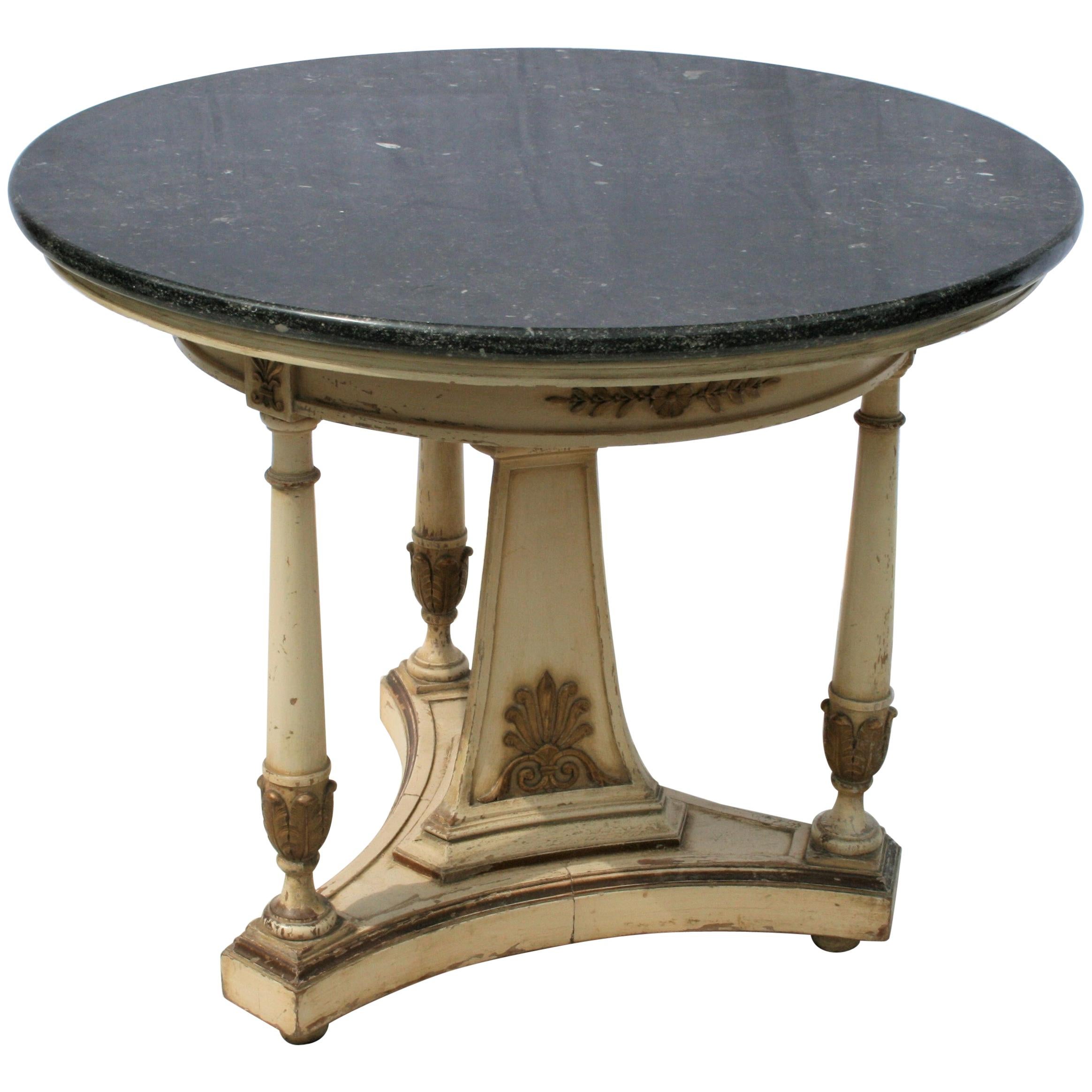 French Painted Gueridon or Centre Table