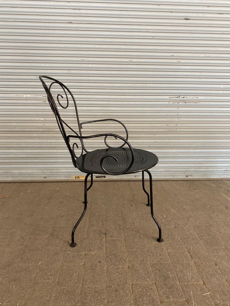 French Painted Iron Garden Set at 1stDibs
