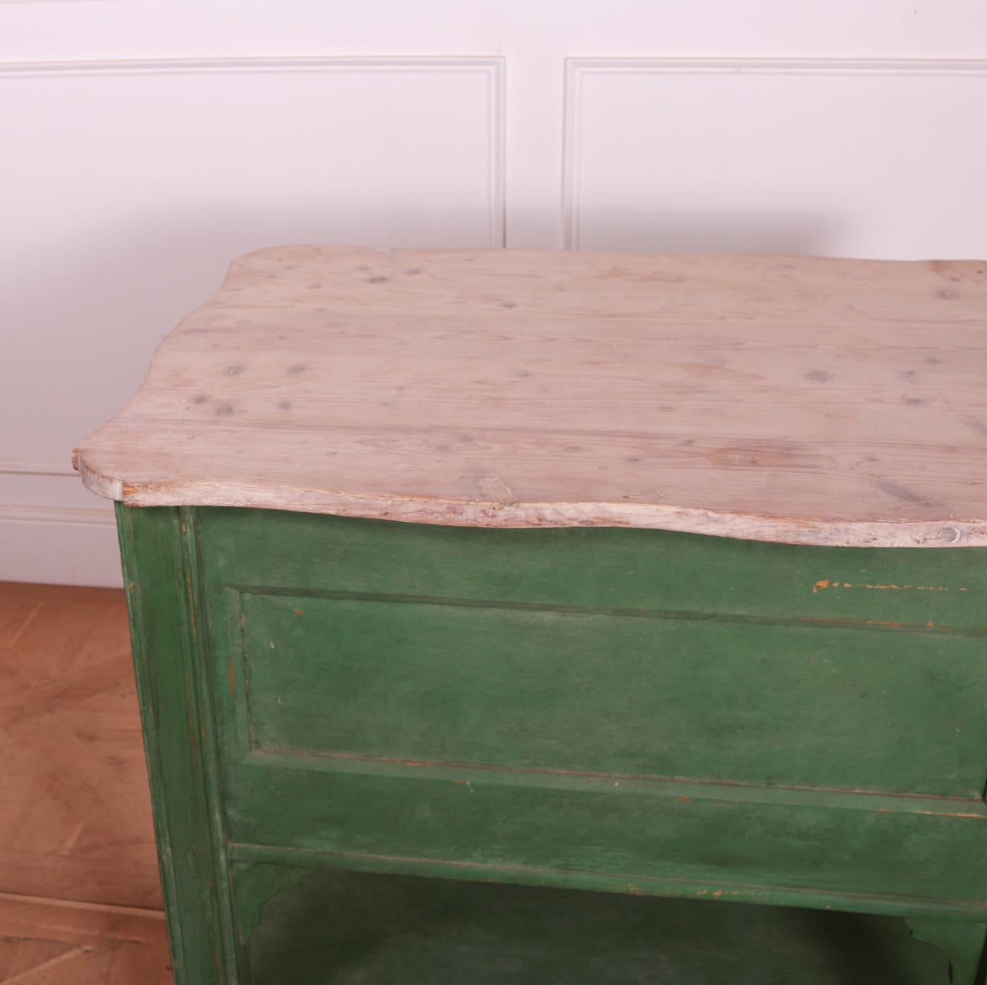 French Painted Kitchen Island 3