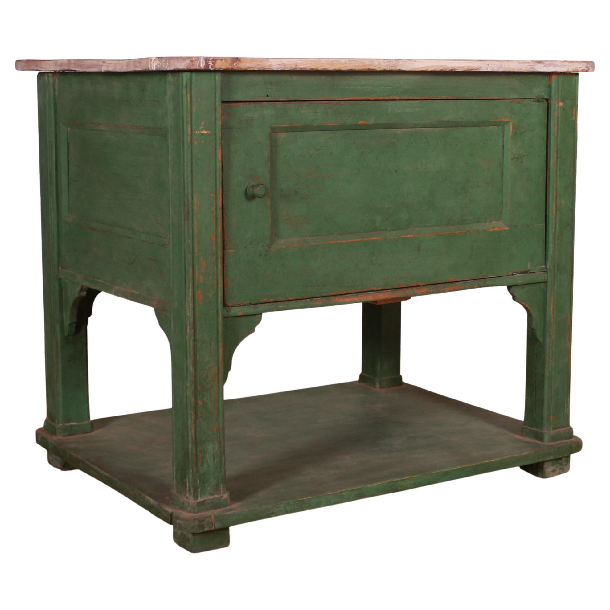 French Painted Kitchen Island