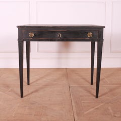 French Painted Lamp Table