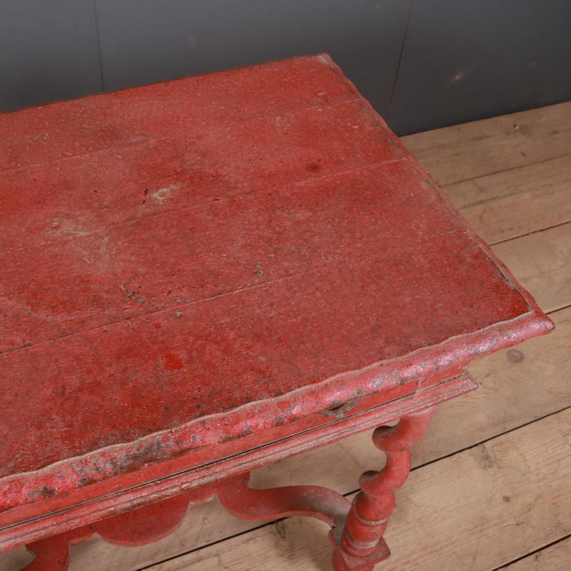 French Painted Lamp Table 1