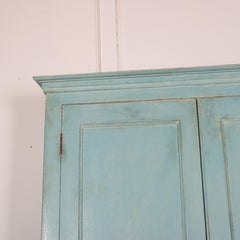French Painted Linen Cupboard