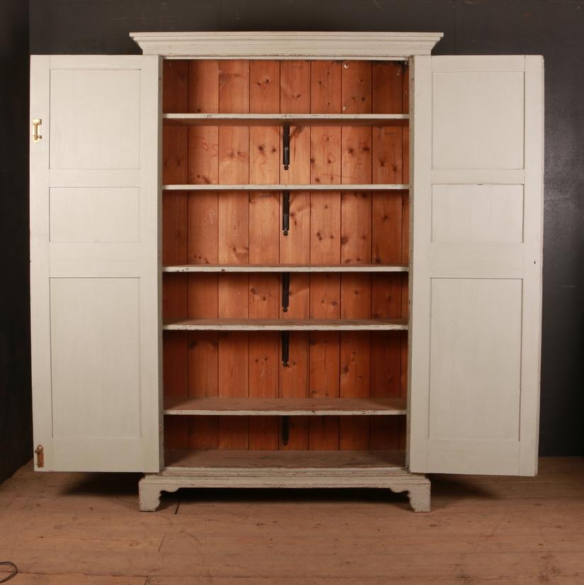 French Painted Linen Cupboard 3
