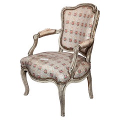 French, Painted Louis XIV Style Childs or Doll Armchair by Jansen