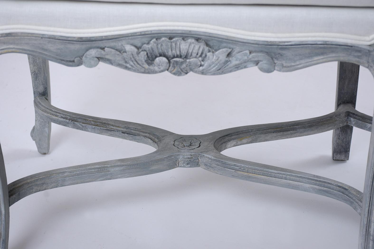 Mid-20th Century Vintage 1950s French Louis XV Bench