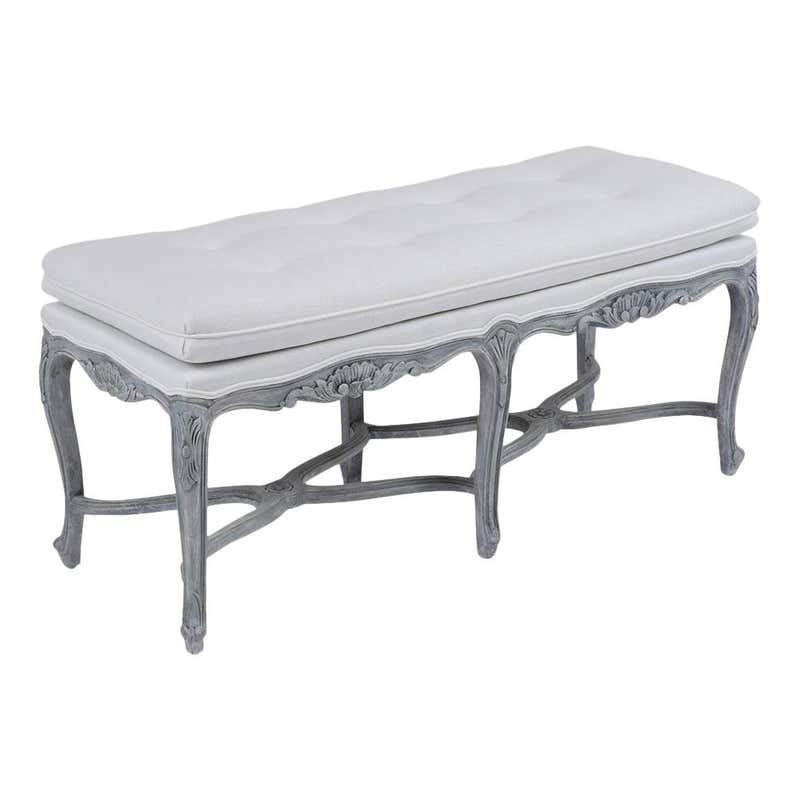 Vintage French Rattan Bench at 1stDibs | vintage rattan bench, rattan ...
