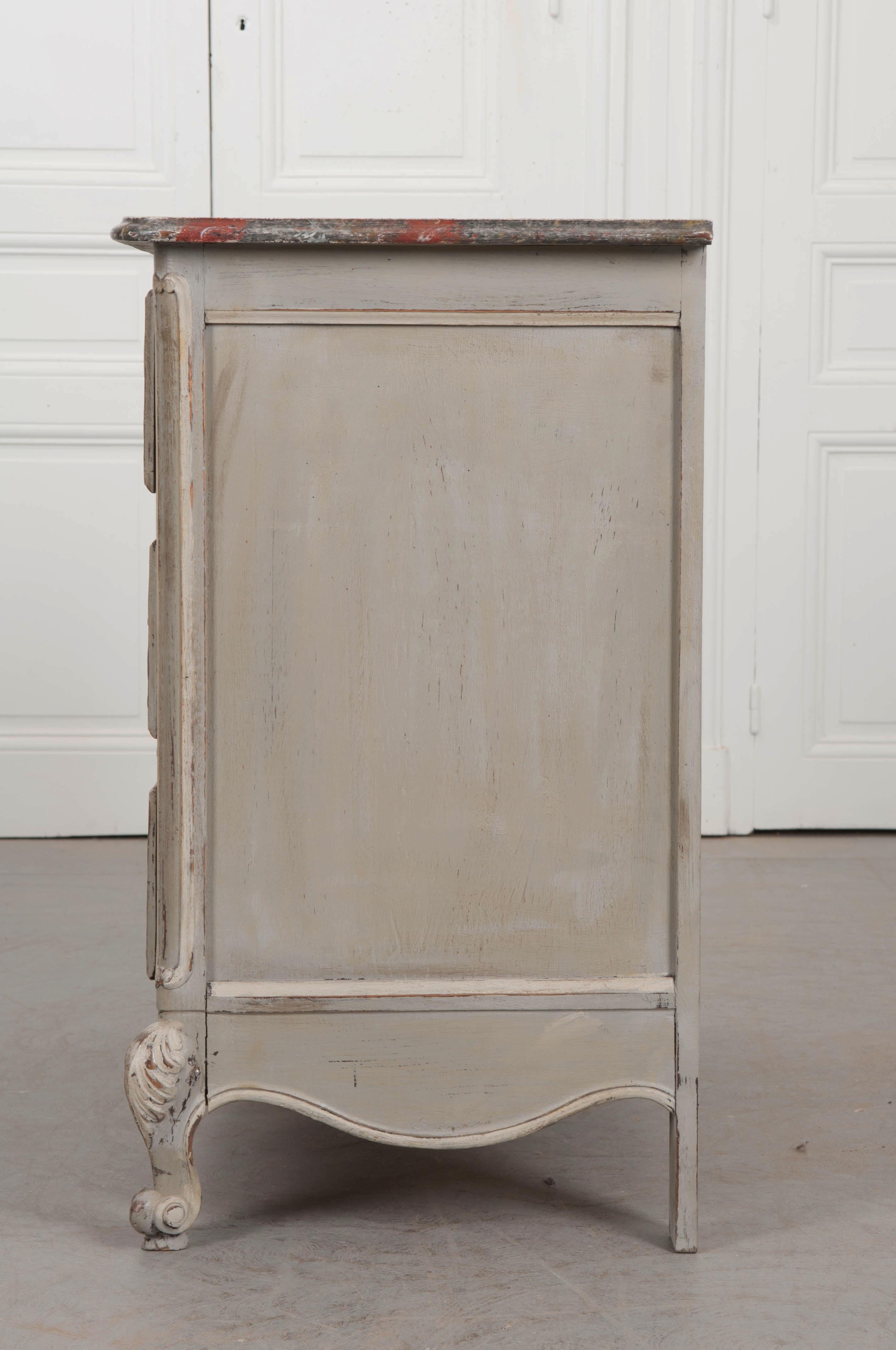 French Painted Louis XV Style Commode 8
