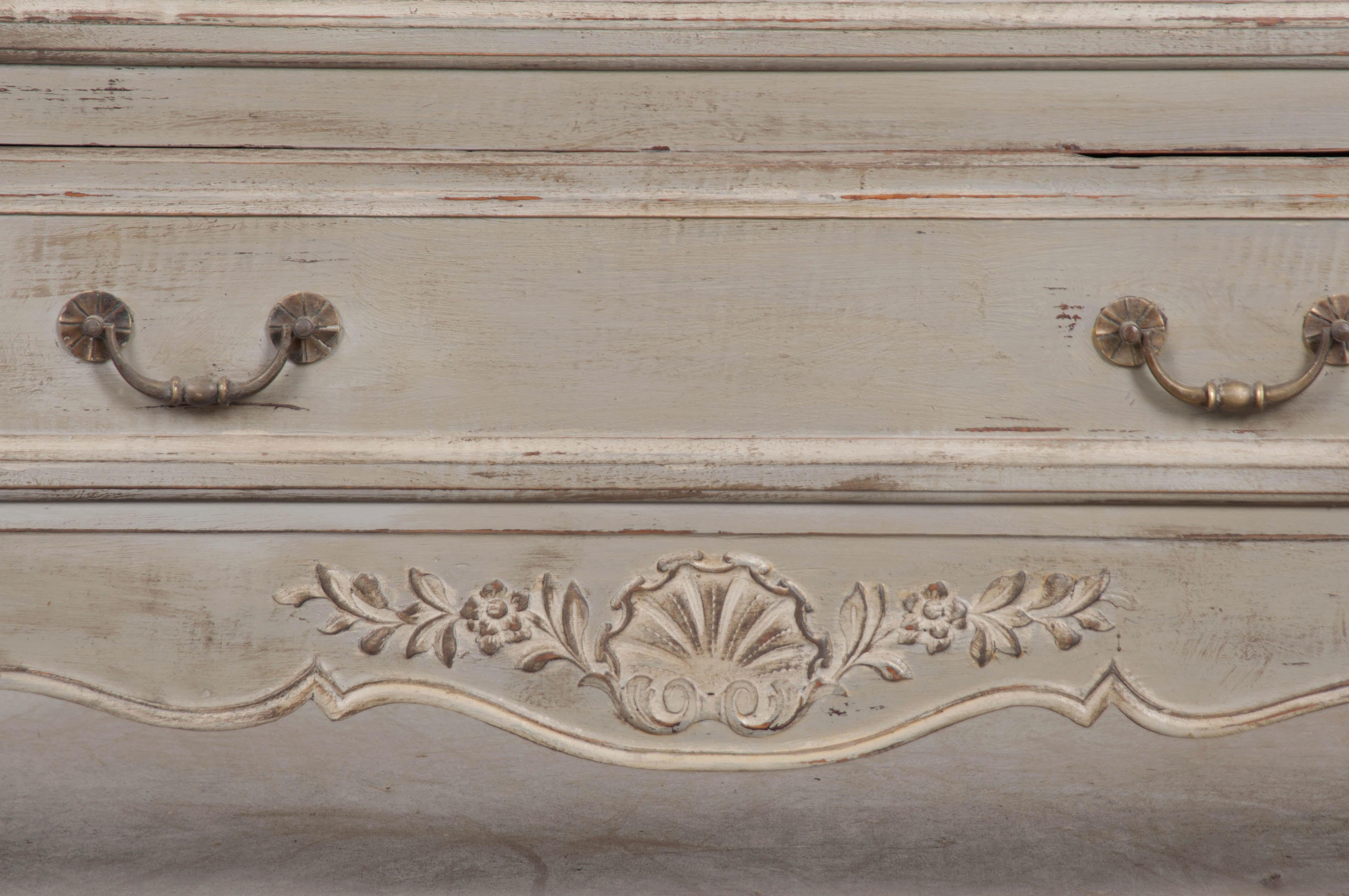 French Painted Louis XV Style Commode 2