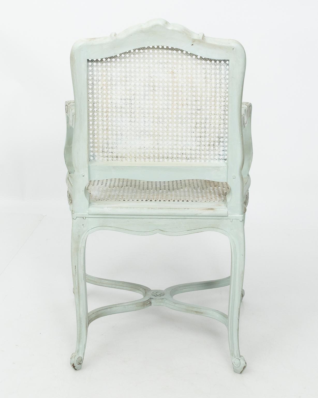 French Painted Louis XVI Armchair 7
