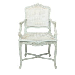 French Painted Louis XVI Armchair